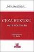 GENEL GİRİŞ HUKUK DÜZENİ, SUÇ VE TÜRK CEZA KANUNU