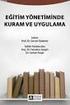 EĞİTİM YÖNETİMİNDE KURAM VE UYGULAMA