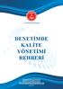 T.C. SAYIŞTAY BAŞKANLIĞI DENETİMDE KALİTE YÖNETİMİ REHBERİ