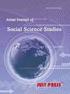 The Journal of Academic Social Science Studies. International Journal of Social Science Volume 6 Issue 4, p , April 2013