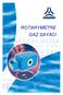 ROTARYMETRE GAZ SAYACI