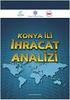 KONYA TİCARET ODASI İÇİNDEKİLER. 1- Konya Perakende Güven Endeksi (KOPE) 2 Konya Hizmet Sektörü Güven Endeksi (KOHİZ)