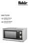 MW Kullanım Kılavuzu Mikrodalga Fırın. Instruction Manual Microwave Oven
