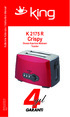 K 2175 R Crispy Ekmek Kızartma Makinesi Toaster