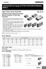 Anahtarlamalı Mod Güç Kaynağı (15/25/35/50/75/100/150/200/350 W Modelleri) S8FS-C