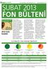 ŞUBAT 2013 FON BÜLTENİ