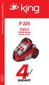 P 226 Velox Elektrikli Süpürge Vacuum Cleaner