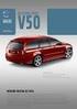 VOLVO V50 Quick Guide