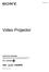 Video Projector VPL-VW TR (2) 2016 Sony Corporation