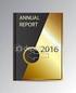 FAALİYET RAPORU ANNUAL REPORT 2016