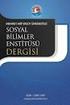 ISSN: SOSYAL BİLİMLER MESLEK YÜKSEKOKULU DERGİSİ
