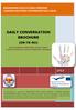 DAILY CONVERSATION BROCHURE