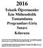 Teknik Öğretmenler İçin Mühendislik Tamamlama Programları Giriş Sınavı Kılavuzu