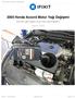 2005 Honda Accord Motor Yağı Değişimi