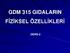 GDM 315 GIDALARIN FİZİKSEL ÖZELLİKLERİ DERS-2