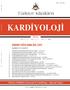 DERLEME Koroner Bakım Biriminden Taburcu Olan Hastalar Hangi İlaçları, Neden Almalıdır? Non-Farmakolojik Neler Önerelim?