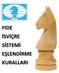FIDE İSVİÇRE SİSTEMİ EŞLENDİRME KURALLARI