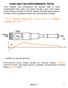 FANS AND FAN PERFORMANCE TESTS