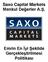 Saxo Capital Markets Menkul Değerler A.Ş. Emrin En İyi Şekilde Gerçekleştirilmesi Politikası
