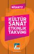 NİSAN 17 KÜLTÜR SANAT