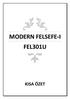 MODERN FELSEFE-I FEL301U