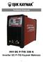 INV DC P-TIG 320 A Inverter DC P-TIG Kaynak Makinası