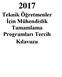 Teknik Öğretmenler İçin Mühendislik Tamamlama Programları Tercih Kılavuzu