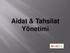 Aidat & Tahsilat Yönetimi. Aidat24