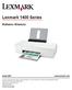 Lexmark 1400 Series. Kullanıcı Kılavuzu