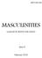 ISSN MASCULINITIES. a journal of identity and culture. Issue 5