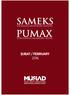 PUMAX SAMEKS. 1. Sanayi Sektörü SAMEKS Endeksi. 1.PUMAX Industry Sector Index