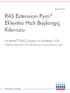 RAS Extension Pyro Eklentisi Hızlı Başlangıç Kılavuzu