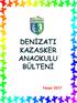 DENİZATI KAZASKER ANAOKULU BÜLTENİ