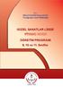 T.C. MİLLÎ EĞİTİM BAKANLIĞI Ortaöğretim Genel Müdürlüğü GÜZEL SANATLAR LİSESİ PİYANO DERSİ. ÖĞRETİM PROGRAMI 9, 10 ve 11. Sınıflar