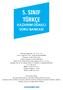 5. SINIF TÜRKÇE KAZANIM ODAKLI SORU BANKASI