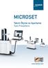 MICROSET. Takım Ölçme ve Ayarlama Tool Presetters.