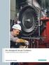 Pre-designed Steam Turbines. 10 megavata kadar olan güç aralığı için kompakt buhar türbinleri. Answers for energy.