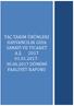 TAÇ TARIM Ü RÜ NLERI HAYVANCILIK GIDA SANAYI VE TI CARET A.Ş DÖ NEMI FAALI YET RAPÖRÜ