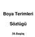 Boya Terimleri. Sözlügü. 39.Başlıq