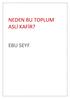 NEDEN BU TOPLUM ASLİ KAFİR? EBU SEYF