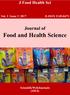 Journal of Food and Health Science