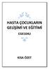 HASTA ÇOCUKLARIN GELİŞİMİ VE EĞİTİMİ