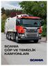 SCANIA ÇÖP ve TEMİZLİK KAMYONLARI