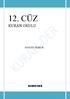 12. CÜZ KURAN OKULU KURAN-DER HASAN TEMUR