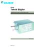 Klima. Teknik Bilgiler. Individual branch selector for VRV IV heat recovery EEDTR BS1Q-A