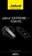 Jabra EXTREME FOR PC. jabra KULLANIM KILAVUZU