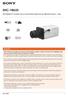 IPELA ENGINE EX Teknolojili Yarım İnç Exmor CMOS Sensörlü Kutu Tipi 1080p/60 fps Kamera - V Serisi