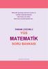 Matematik öğrenmeye yeni karar verenler, En temelden başlamak isteyenler, İşlem hatası çok olanlar, İşlem hızını artırmak isteyenler için