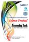 ISS nd International Science Symposium. Science Festival. Proceeding Book Editor: NWSA Academic Journals