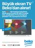 Büyük ekran TV Beko dan alınır!